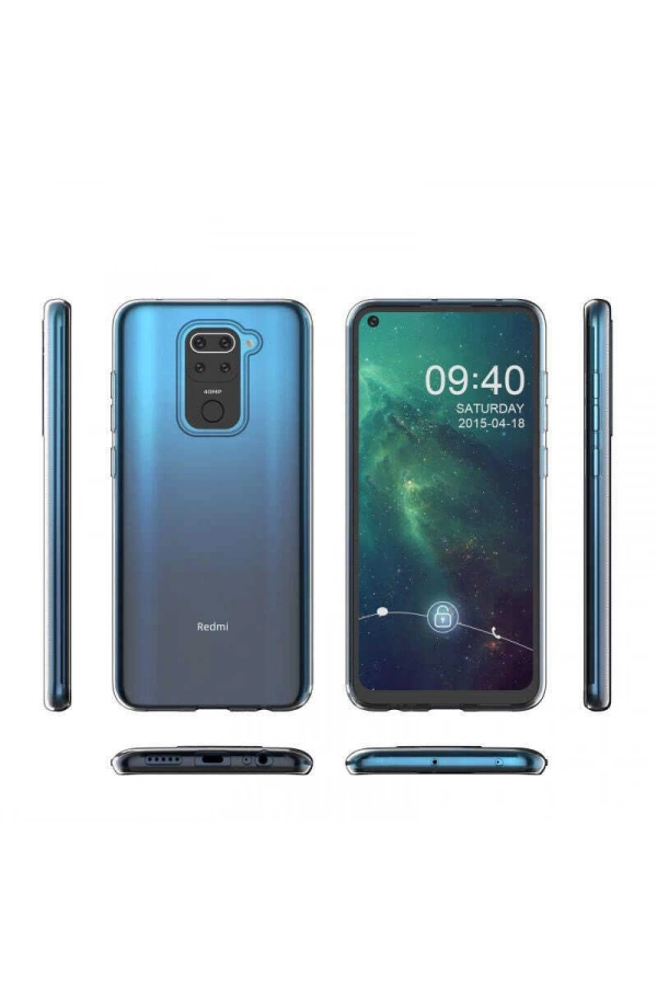 Xiaomi Redmi Note 9 Kılıf Zore Süper Silikon Kapak