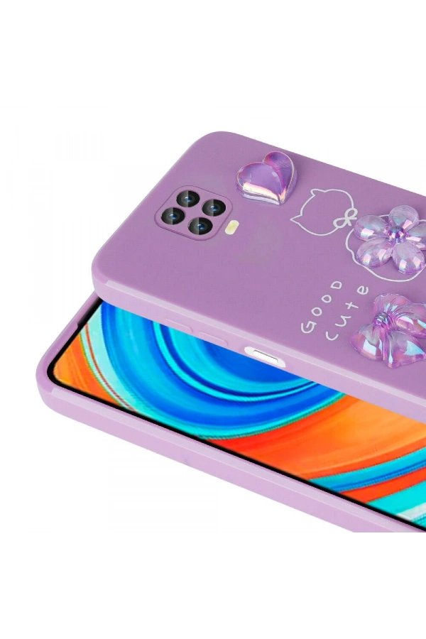 Xiaomi Redmi Note 9 Pro Kılıf Kabartma Figürlü Parlak Zore Toys Silikon Kapak