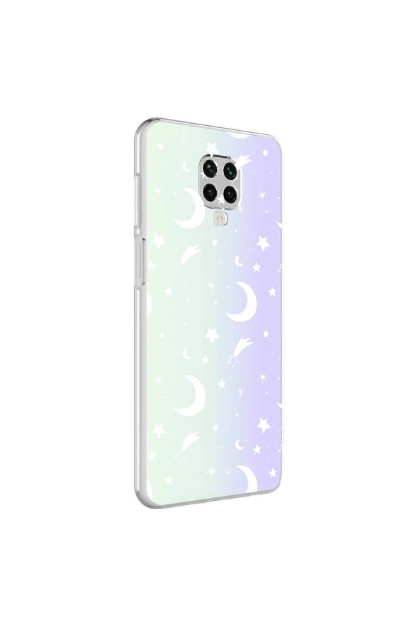 Xiaomi Redmi Note 9S Kılıf Zore M-Blue Desenli Kapak
