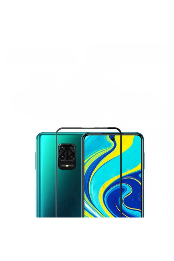 Xiaomi Redmi Note 9S Zore Kenarları Kırılmaya Dayanıklı Cam Ekran Koruyucu