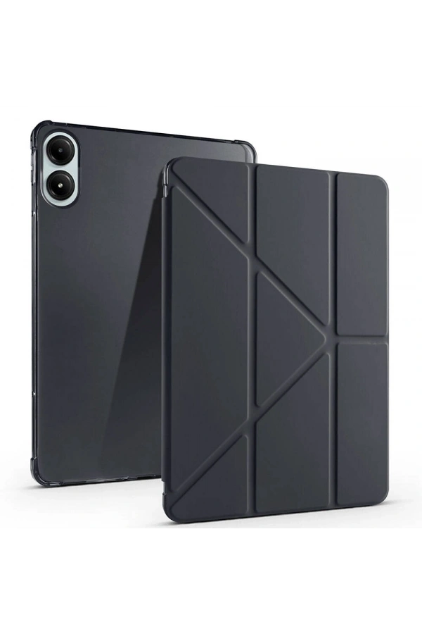 Xiaomi Redmi Pad Pro Kılıf Zore Tri Folding Kalem Bölmeli Standlı Kılıf