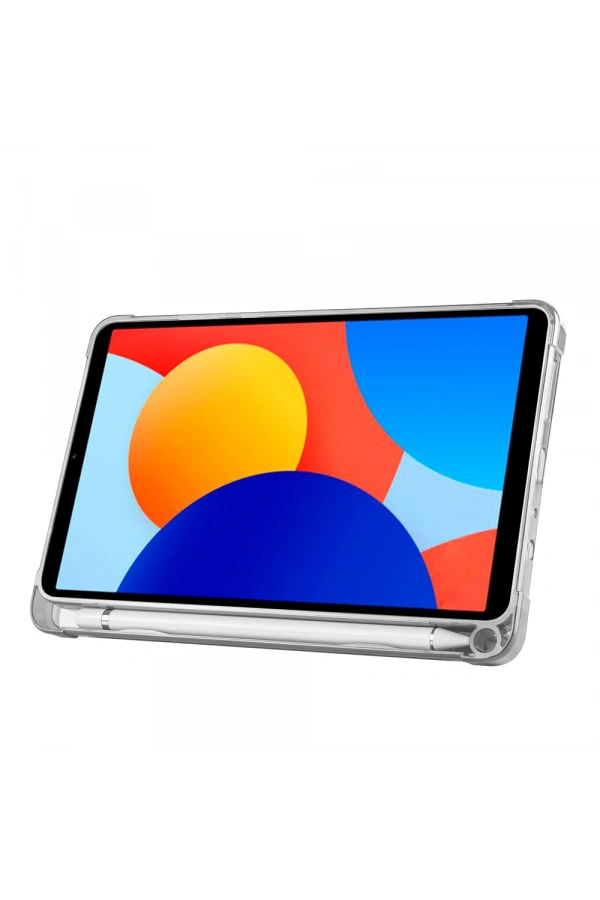 Xiaomi Redmi Pad SE 8.7 Kılıf Zore Tri Folding Kalem Bölmeli Standlı Kılıf