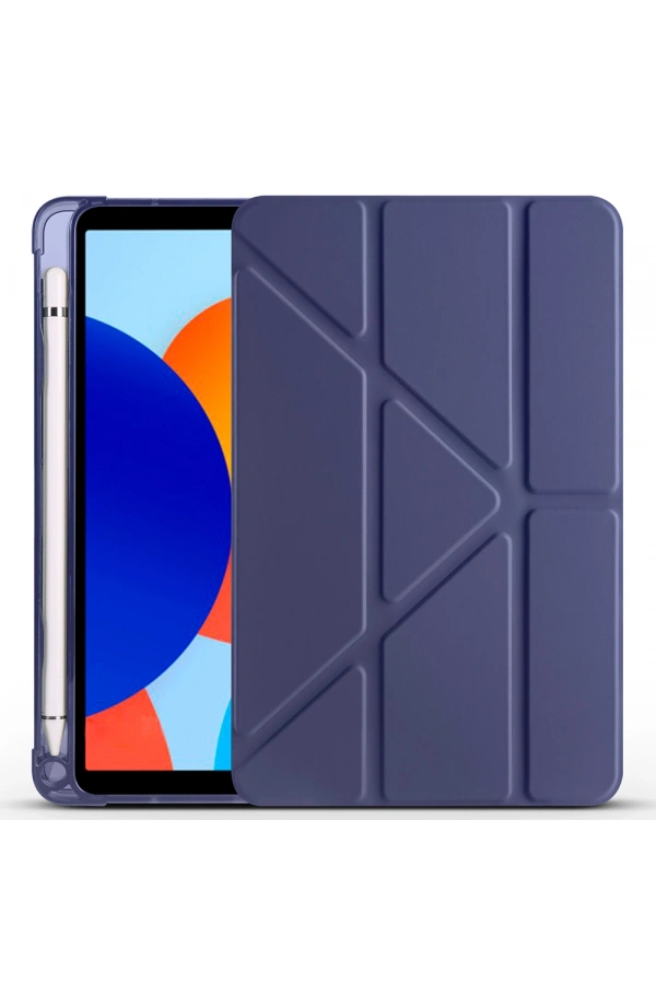 Xiaomi Redmi Pad SE 8.7 Kılıf Zore Tri Folding Kalem Bölmeli Standlı Kılıf