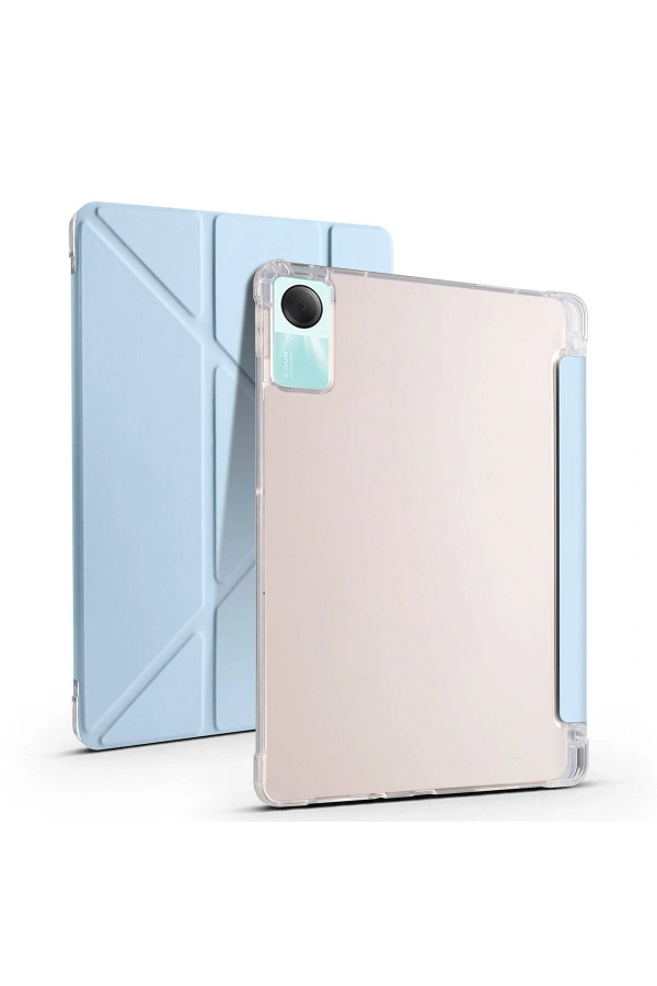 Xiaomi Redmi Pad SE Kılıf Zore Tri Folding Kalem Bölmeli Standlı Kılıf