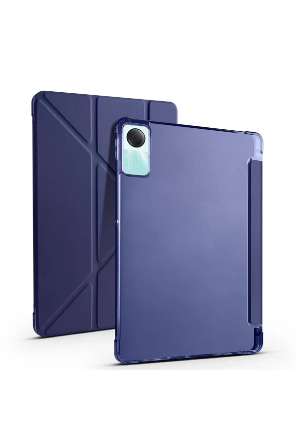 Xiaomi Redmi Pad SE Kılıf Zore Tri Folding Kalem Bölmeli Standlı Kılıf