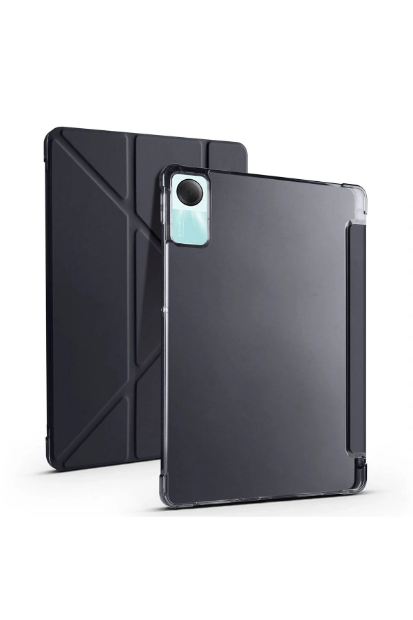Xiaomi Redmi Pad SE Kılıf Zore Tri Folding Kalem Bölmeli Standlı Kılıf