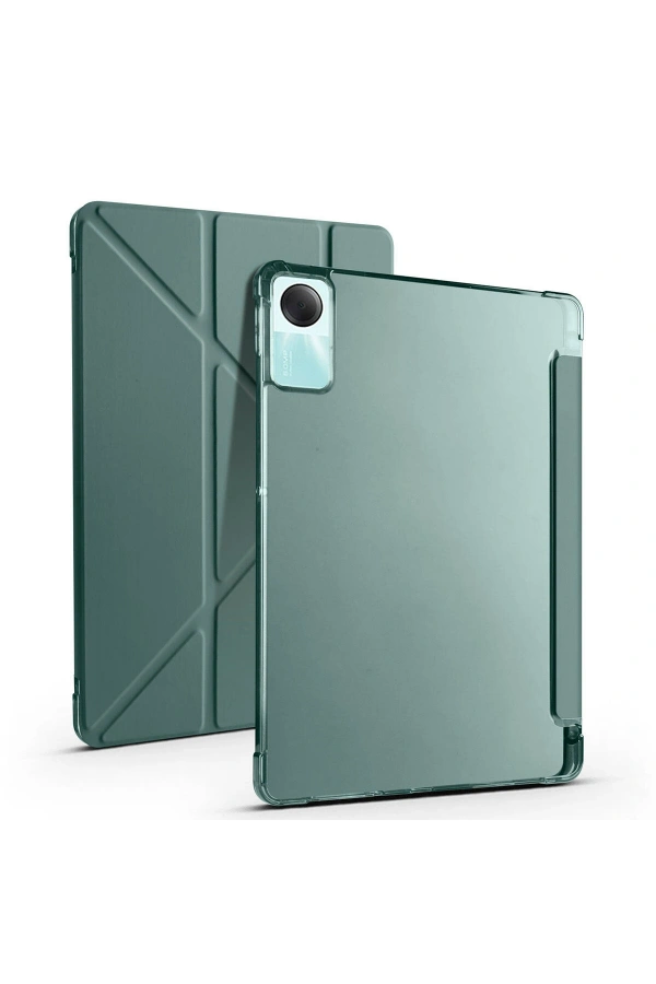 Xiaomi Redmi Pad SE Kılıf Zore Tri Folding Kalem Bölmeli Standlı Kılıf