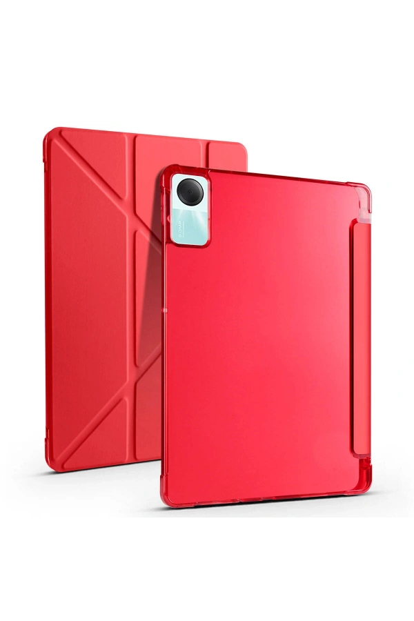 Xiaomi Redmi Pad SE Kılıf Zore Tri Folding Kalem Bölmeli Standlı Kılıf
