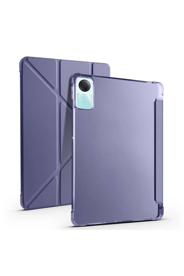 Xiaomi Redmi Pad SE Kılıf Zore Tri Folding Kalem Bölmeli Standlı Kılıf