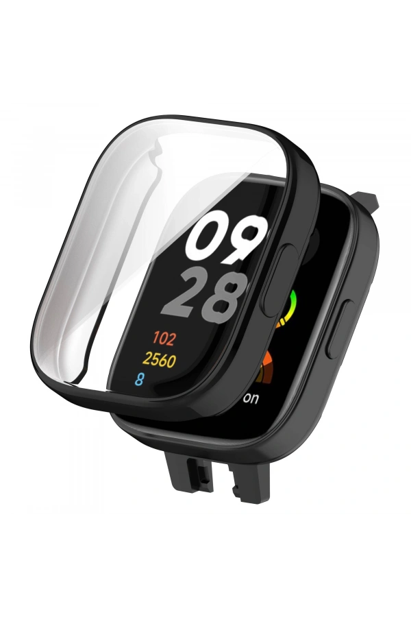 Xiaomi Redmi Watch 3 360 Derece Korumalı Kasa ve Ekran Koruyucu Zore Watch Gard 30