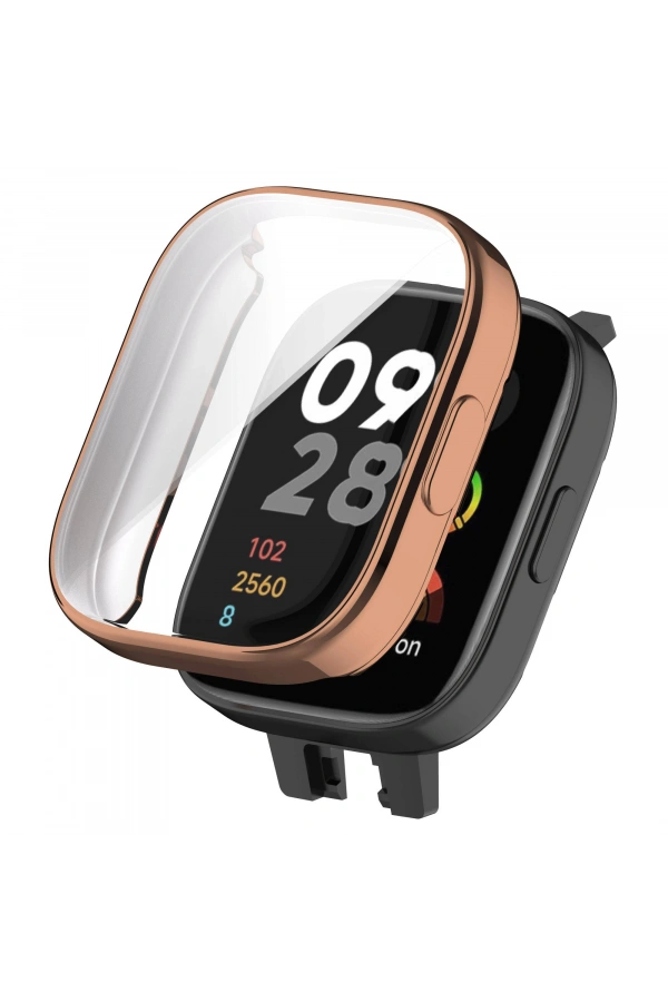 Xiaomi Redmi Watch 3 360 Derece Korumalı Kasa ve Ekran Koruyucu Zore Watch Gard 30