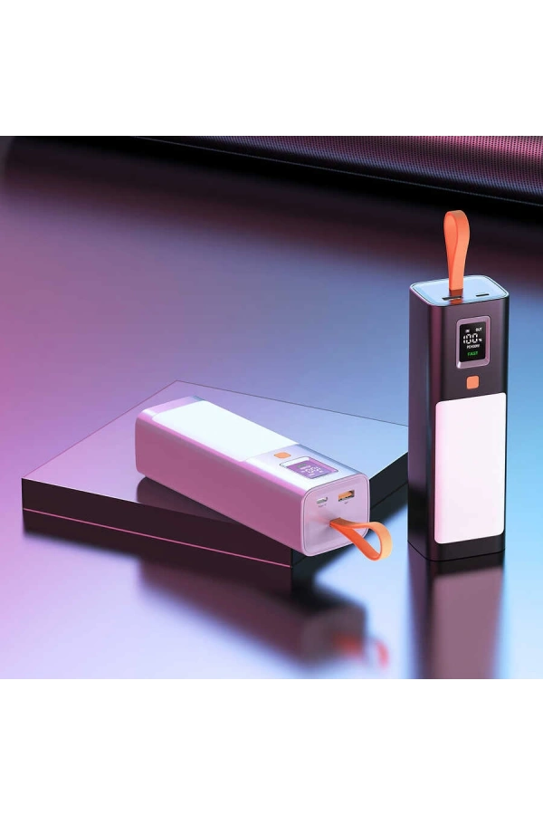 Xipin T134L Işıklı PD 100W Hızlı Şarj Özellikli 20000 Mah Powerbank