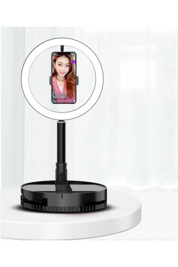 Zore 26 Cm Foldable Işıklı Telefon Tutucu Ring Light