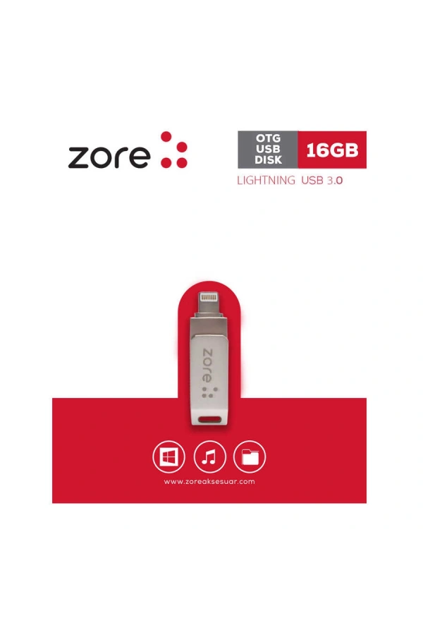Zore 3.0 Lightning Metal OTG 16 GB