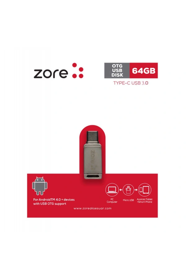 Zore 3.0 Type-C Metal OTG 64 GB