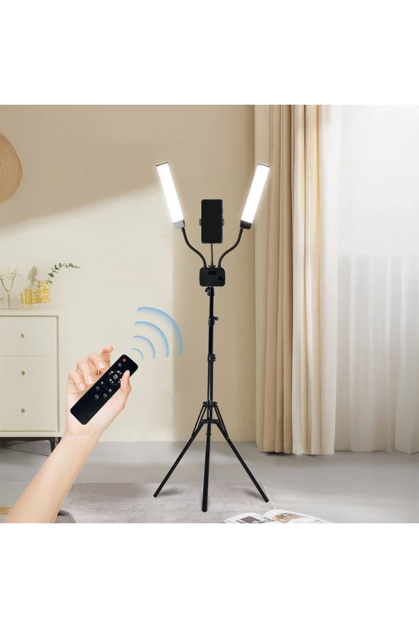 Zore AL45X Işıklı Telefon Tutucu Ring Light