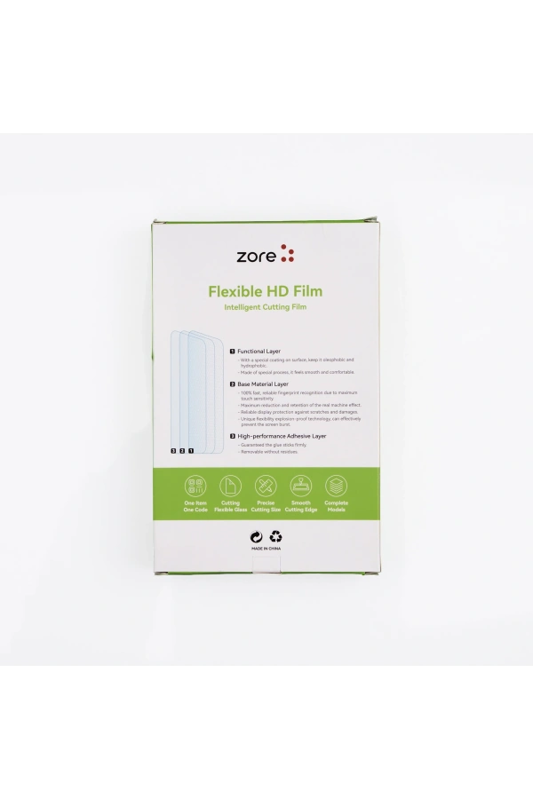 Zore Basic Model TPU Clear Ekran Koruyucu 196mm x 125mm 50 Adet