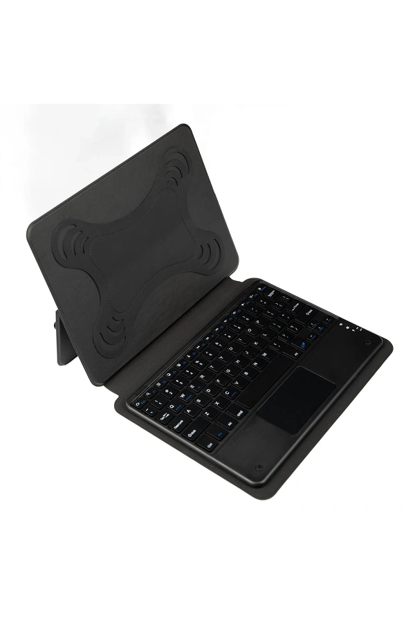 Zore Border Keyboard 8 inç Universal Bluetooh Bağlantılı Standlı Klavyeli Tablet Kılıfı