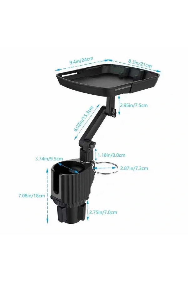 Zore C003 2 in 1 Araç Bardak Tutucu