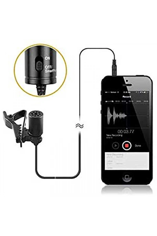 Zore DC-C1 Canlı Yayın Yaka Mikrofon