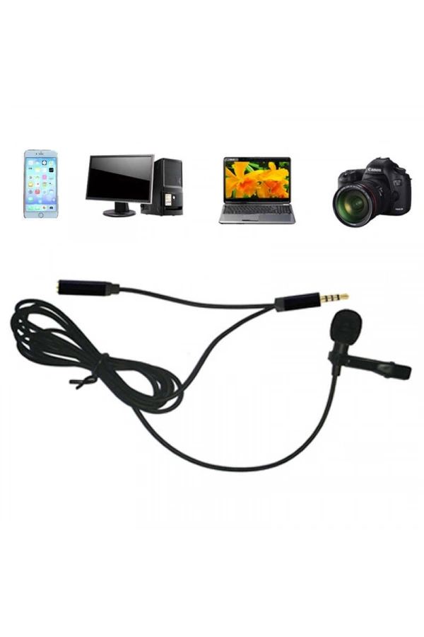 Zore DC-C5 Canlı Yayın Yaka Mikrofon