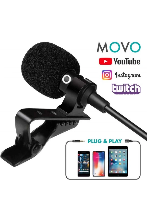 Zore DC-C5 Canlı Yayın Yaka Mikrofon