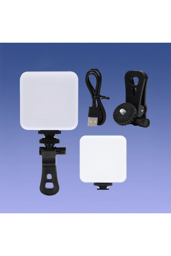 Zore GZ49S RGB Light Işıklı Telefon Tutucu Ring Light