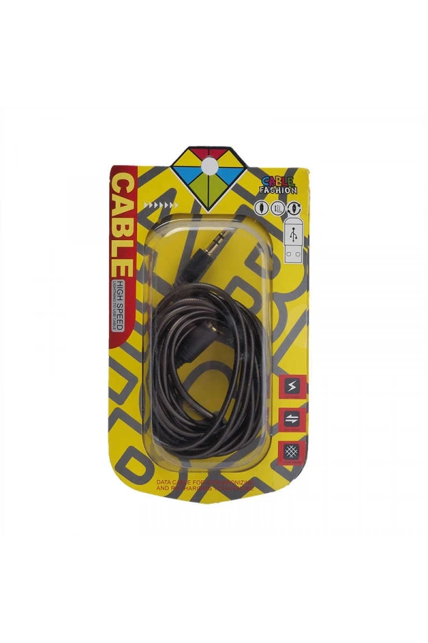 Zore Jacklı 3 Metre Aux Uzatma Kablosu