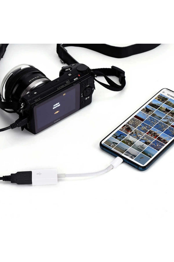 Zore JH-0514 Lightning To Usb Kamera Bağlantı Adaptörü