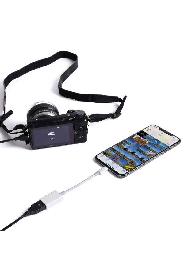 Zore JH-0514 Lightning To Usb Kamera Bağlantı Adaptörü