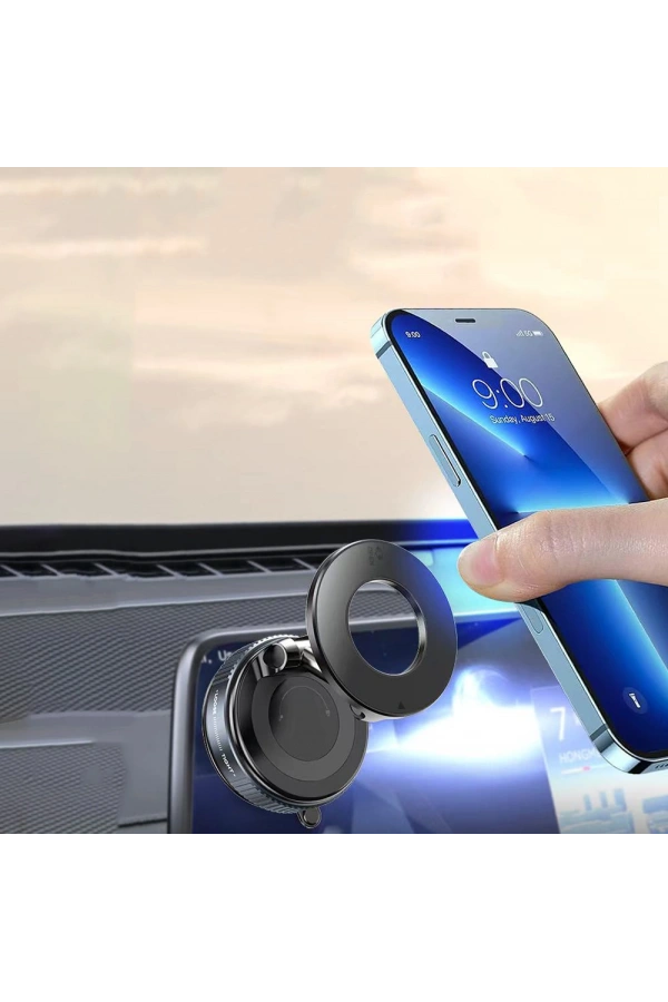 Zore K007 360 Derece Dönebilen Vakum Özellikli Magnetik Telefon Tutucu