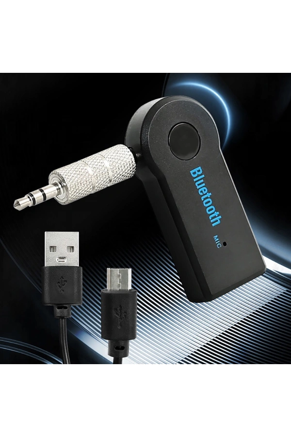 Zore Kablosuz Ses Alıcı Aux Girişli Bluetooth Adaptör