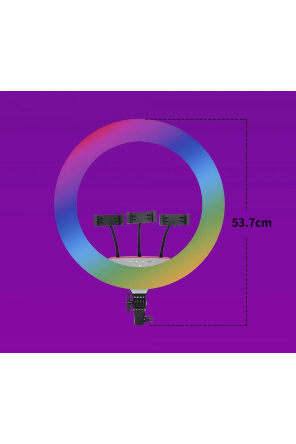 Zore LJJ18 RGB Light 45cm Işıklı Telefon Tutucu Ring Light