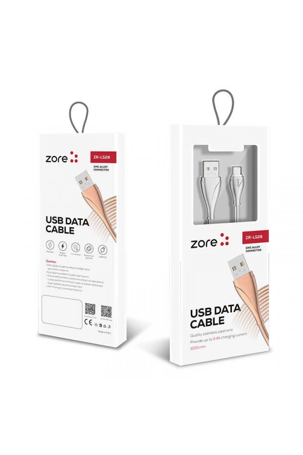 Zore LS28 Micro Usb Kablo