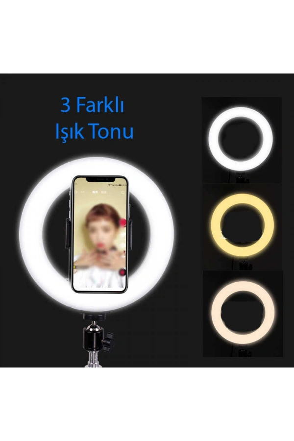 Zore M20 Işıklı Telefon Tutucu Ring Light