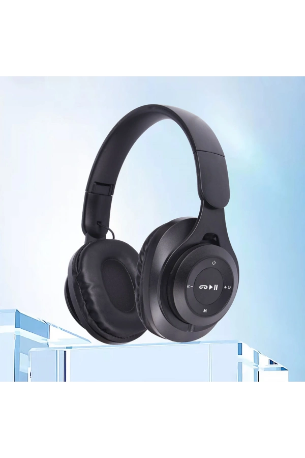 Zore M6 Plus Ayarlanabilir ve Katlanabilir Kulak Üstü Bluetooth Kulaklık