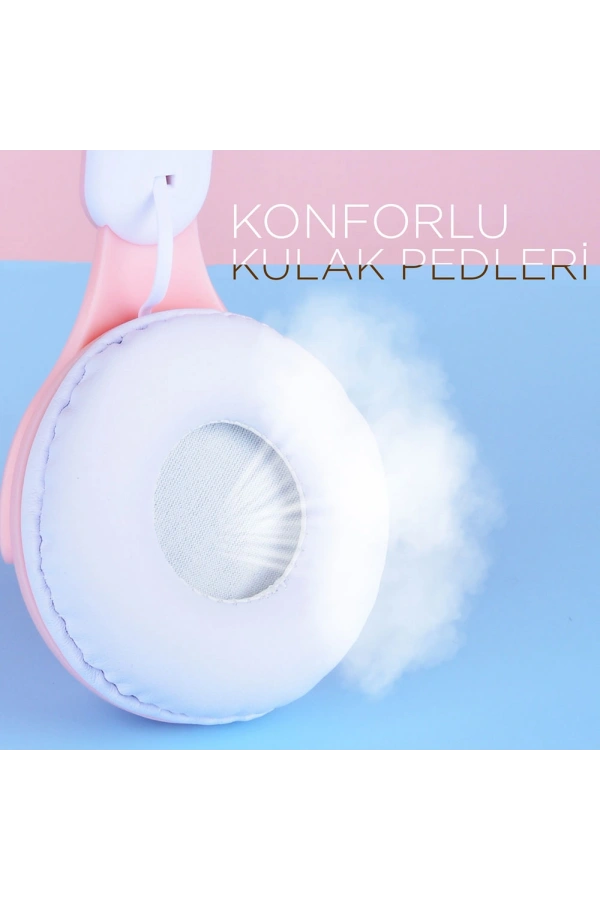 Zore M6 Pro Ayarlanabilir ve Katlanabilir Kulak Üstü Bluetooth Kulaklık