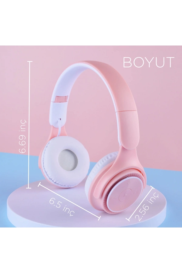 Zore M6 Pro Ayarlanabilir ve Katlanabilir Kulak Üstü Bluetooth Kulaklık