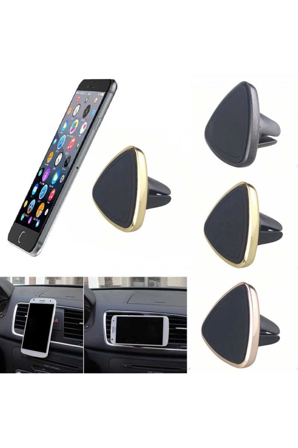 Zore Magnetic Air Vent Araç Telefon Tutucu Turuncu Vakumlu