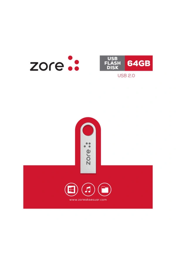 Zore Metal USB Flash Disk 64GB