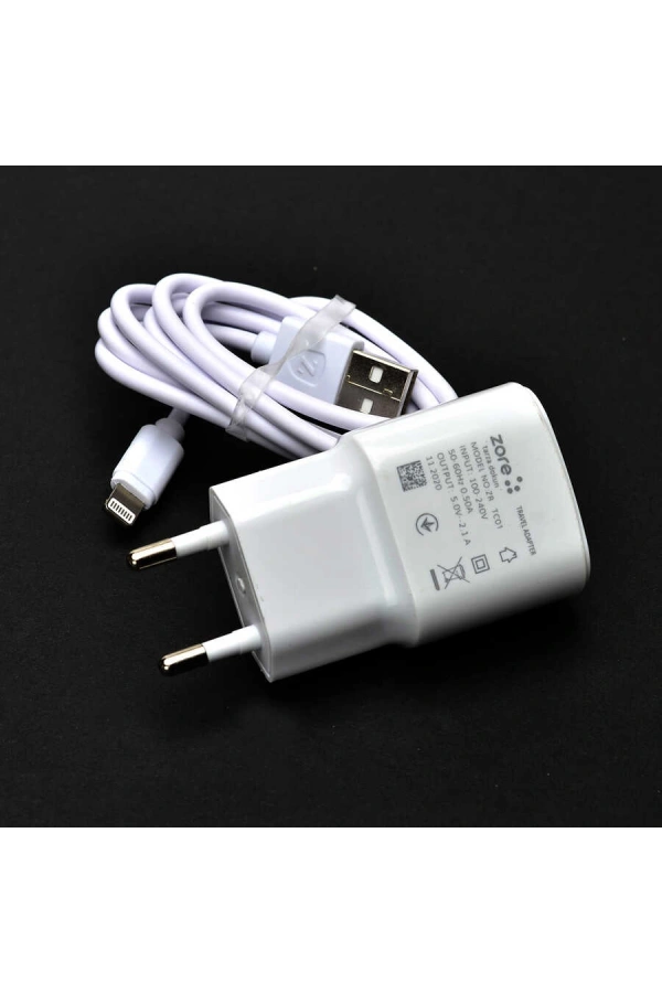 Zore Metro Serisi ZR-TC01 Lightning 2 in 1 Şarj Seti