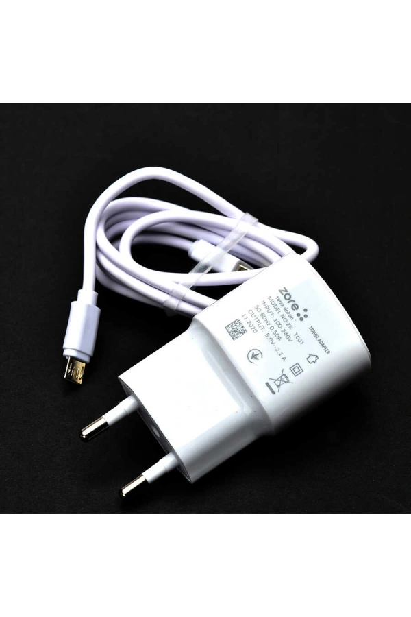 Zore Metro Serisi ZR-TC01 Micro 2 in 1 Şarj Seti