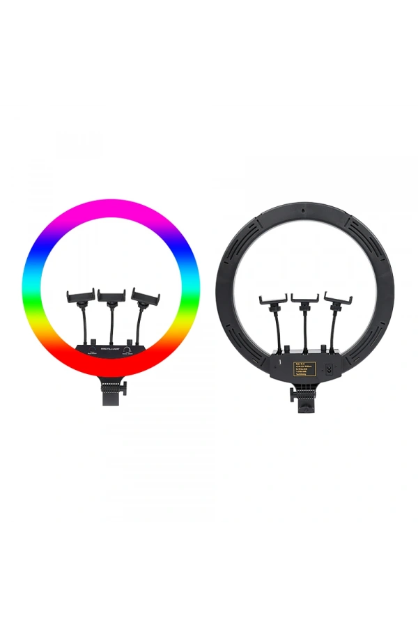 Zore MJ-18 Uzaktan Kumandalı 45cm Işıklı Telefon Tutucu Ring Light