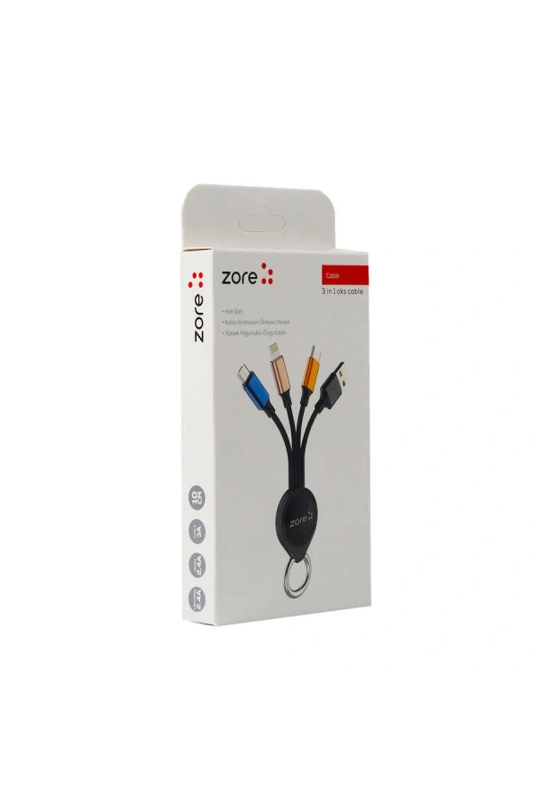 Zore OKS 3 in 1 Usb Kablo