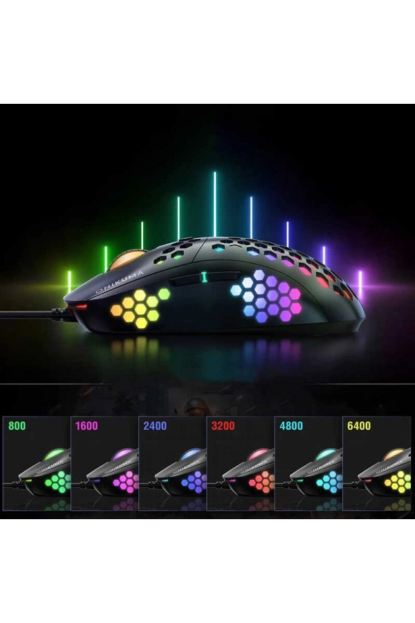 Zore Onikuma CW903 RGB Oyuncu Mouse