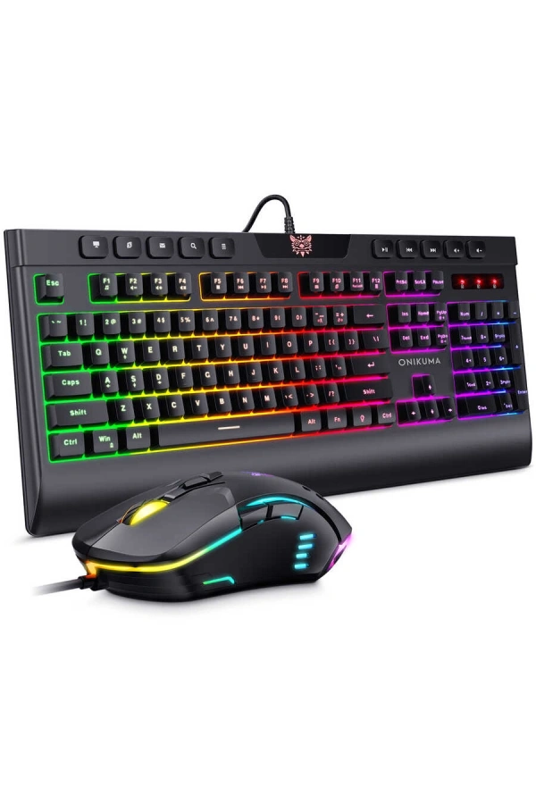 Zore Onikuma G21 RGB Oyuncu Klavye Mouse Seti