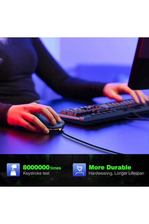 Zore Onikuma G21 RGB Oyuncu Klavye Mouse Seti