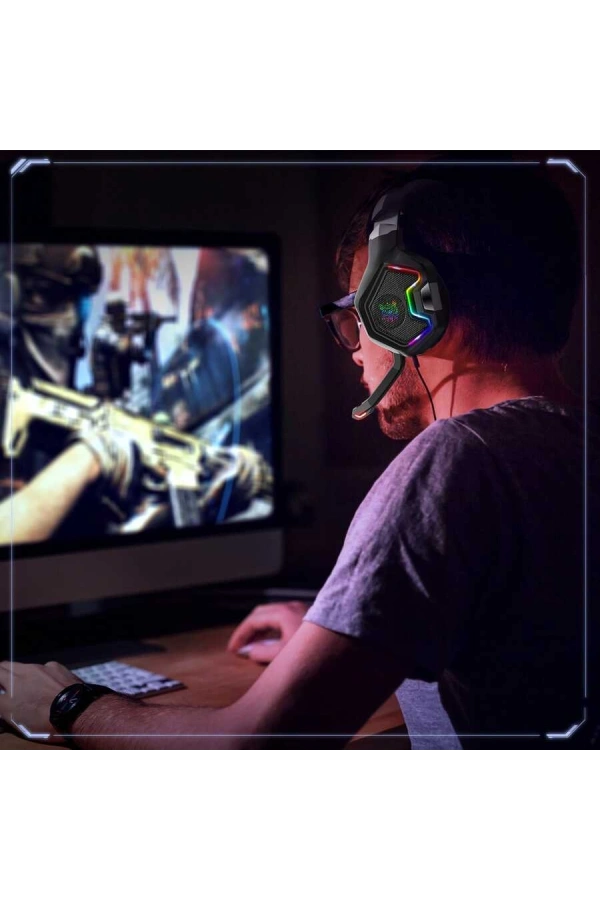 Zore Onikuma K10 Pro RGB Oyuncu Kulaklığı 3.5mm
