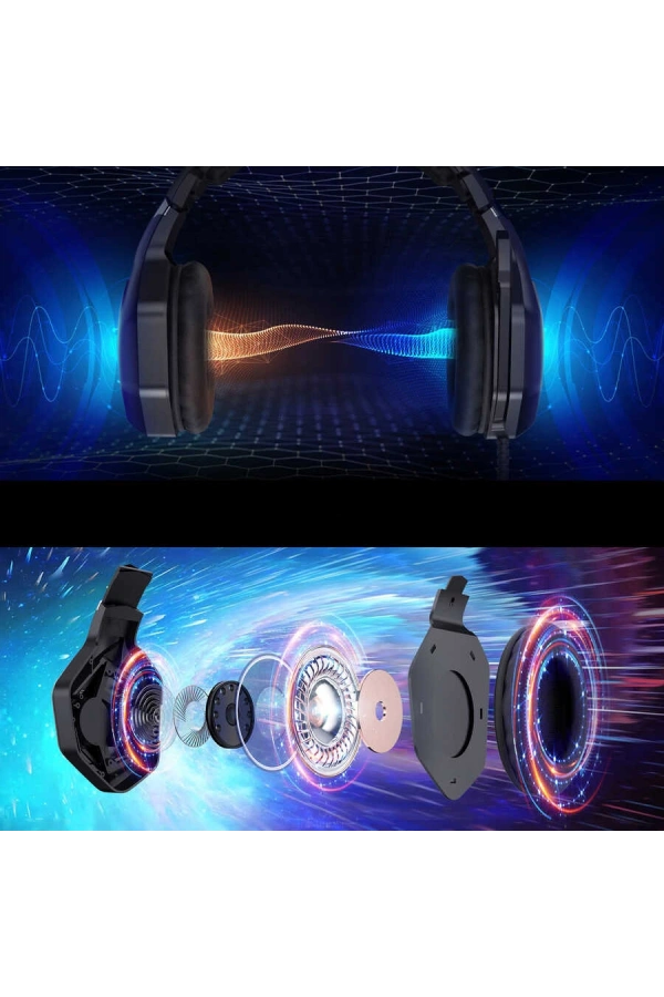 Zore Onikuma K10 Pro RGB Oyuncu Kulaklığı 3.5mm