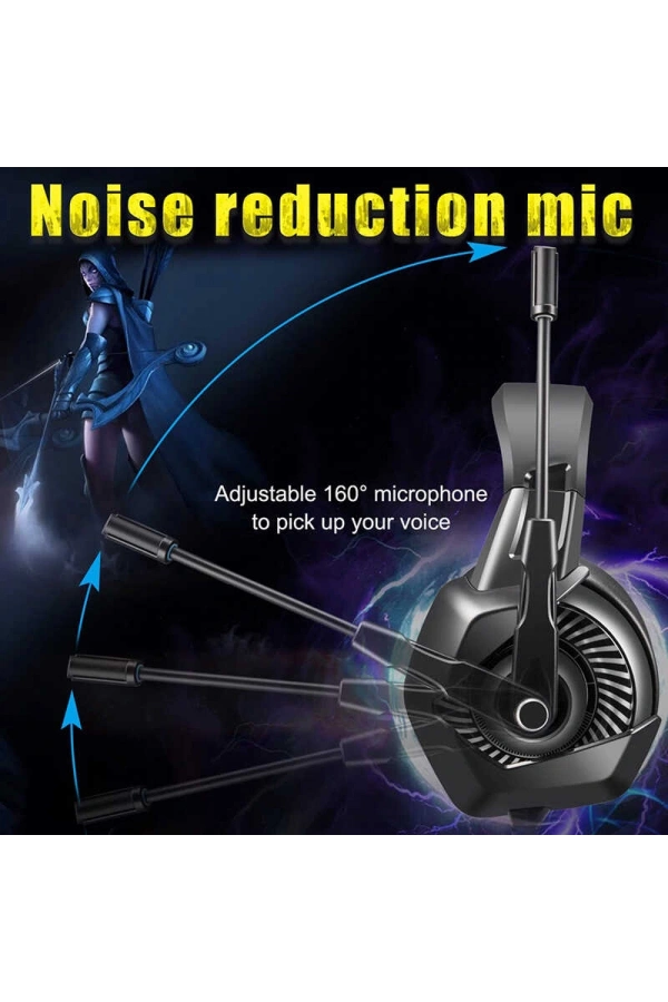 Zore Onikuma K6 RGB Oyuncu Kulaklığı 3.5mm